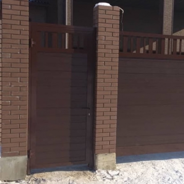 Уличная калитка Алютех Prestige