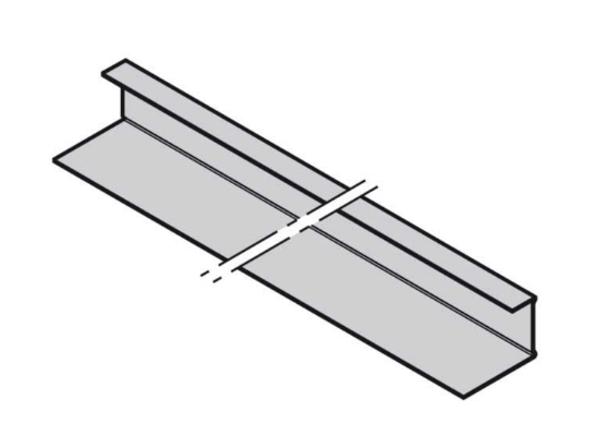 Профиль торцевой накладки, гладкий, RAL 9002 Hormann (3046560)